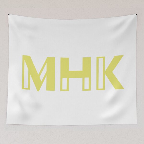Item preview, Manhattan, Kansas "MHK" - Yellow Sticker designed and sold by chriskirchner.