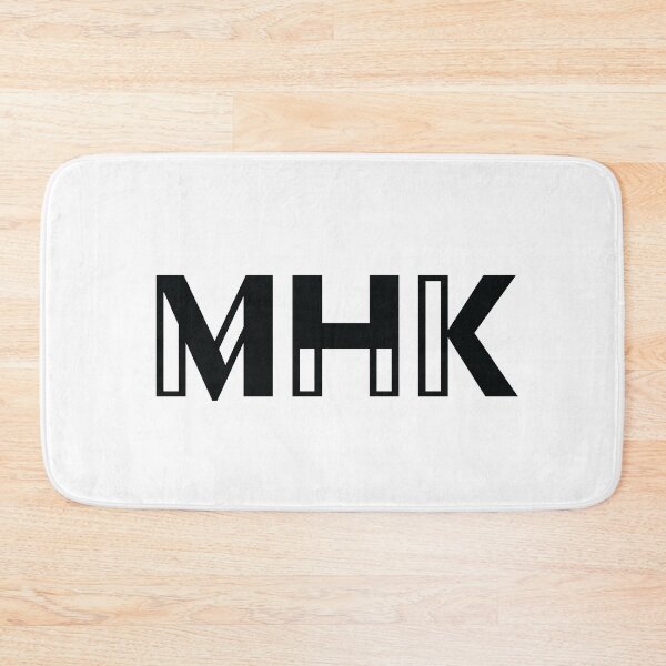 Item preview, Manhattan, Kansas "MHK" - Black Sticker designed and sold by chriskirchner.
