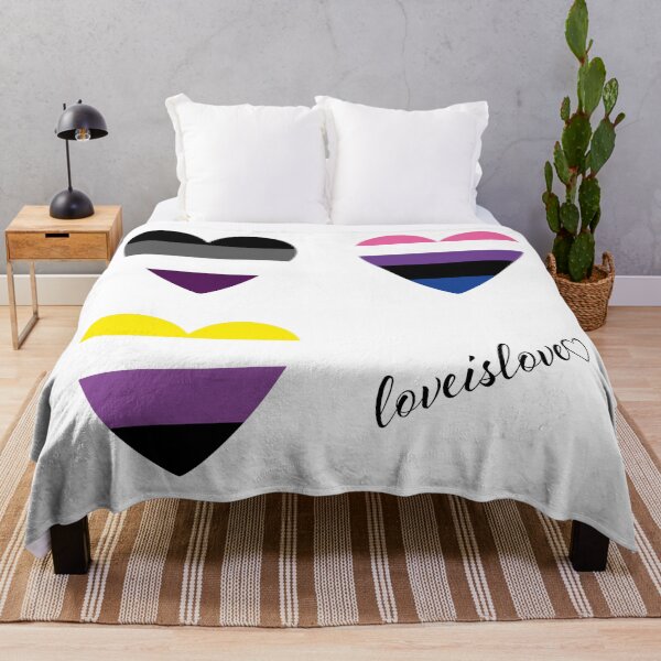 Item preview, LGBT | Asexual Genderfluid Nonbinary Pride Hearts designed and sold by s-hiro.