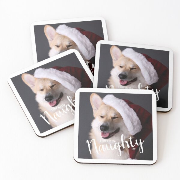 Item preview, Naughty list Christmas Corgi designed and sold by HoldJoanneDownx.