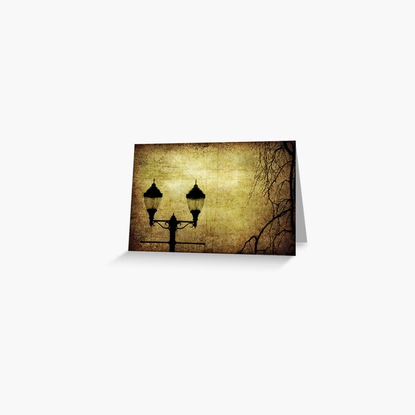 Street Lanterns Greeting Card