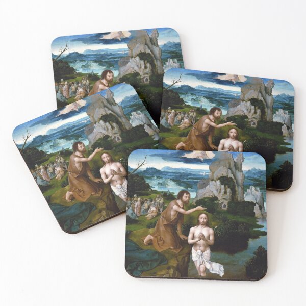 Item preview, Baptism of Christ - Joachim Patiner - c1520 designed and sold by CrankyOldDude.