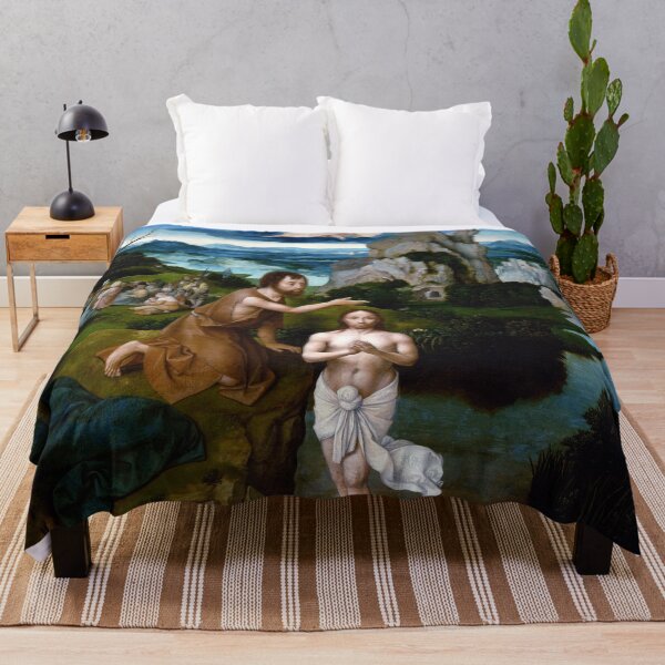 Item preview, Baptism of Christ - Joachim Patiner - c1520 designed and sold by CrankyOldDude.