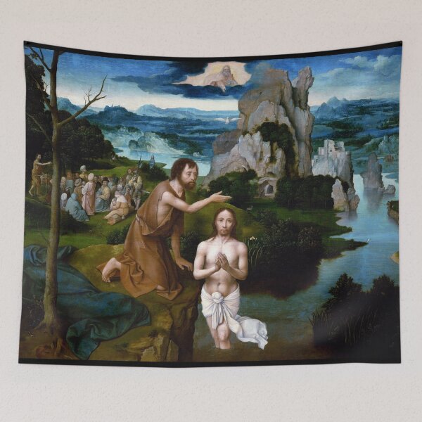 Item preview, Baptism of Christ - Joachim Patiner - c1520 designed and sold by CrankyOldDude.