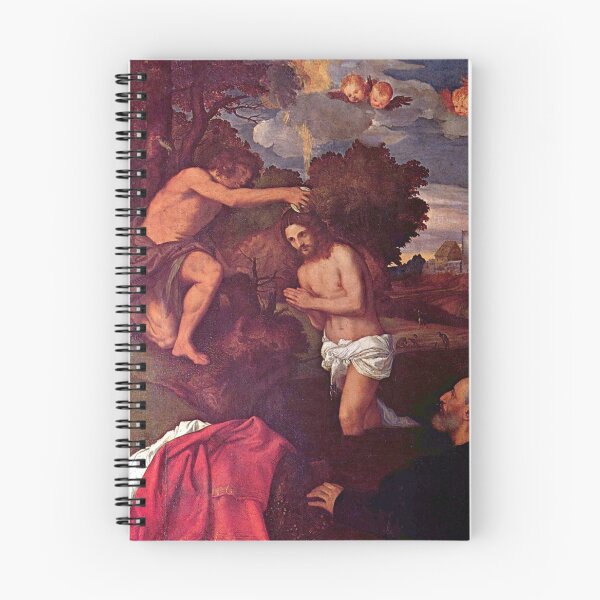 Item preview, Baptism of Christ - Titian - c1512 designed and sold by CrankyOldDude.