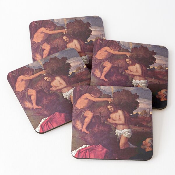 Item preview, Baptism of Christ - Titian - c1512 designed and sold by CrankyOldDude.