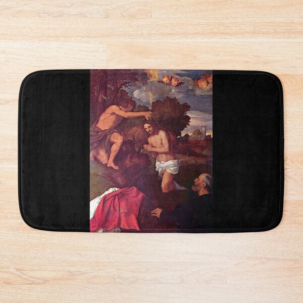 Item preview, Baptism of Christ - Titian - c1512 designed and sold by CrankyOldDude.