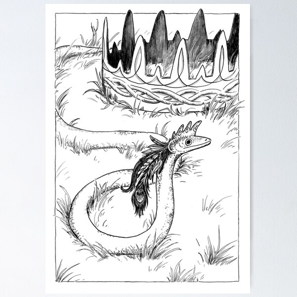 Item preview, The serpent king designed and sold by Veronika Sudmann.