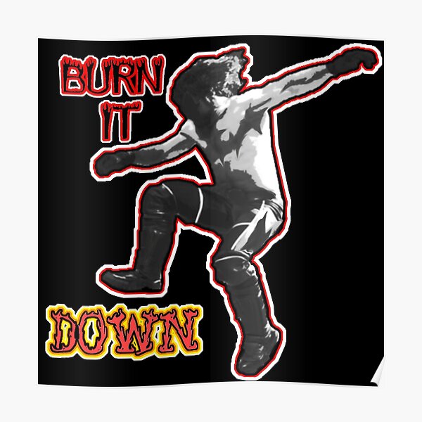 Burn It Down Poster