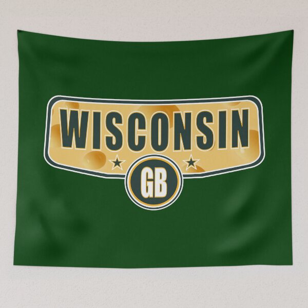 Item preview, Wisconsin Wide Emblem W/GB Circle designed and sold by bobthesportsguy.