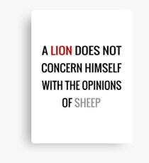 Tywin Lannister Quote Canvas Print
