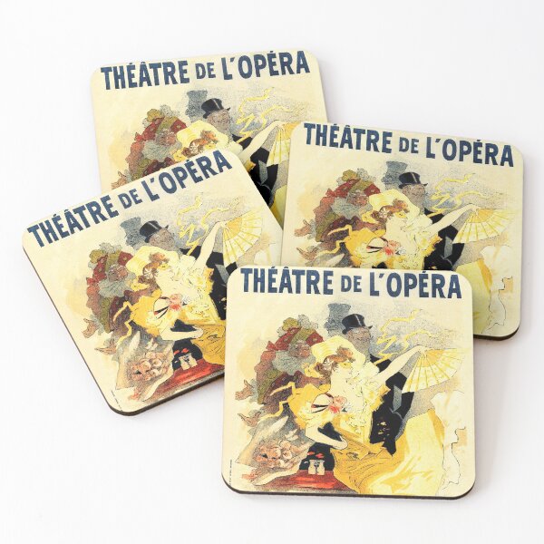Item preview, Paris Opera France THEATRE DE L' OPERA Paris Art Nouveau Poster by Jules Cheret designed and sold by retroposters.