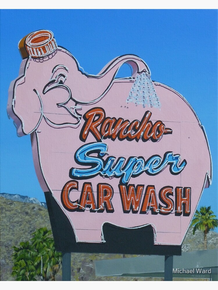 Thumbnail 3 of 3, Photographic Print, Rancho Super Car Wash designed and sold by michaelward.