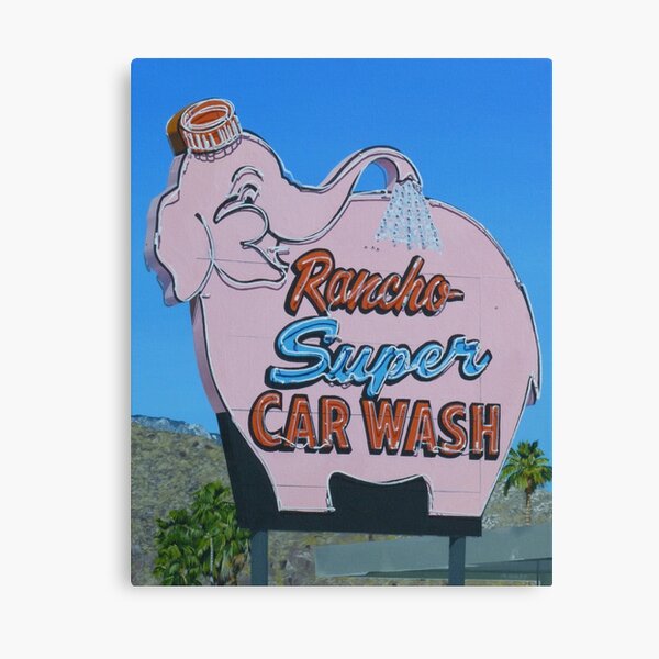 Rancho Super Car Wash Canvas Print