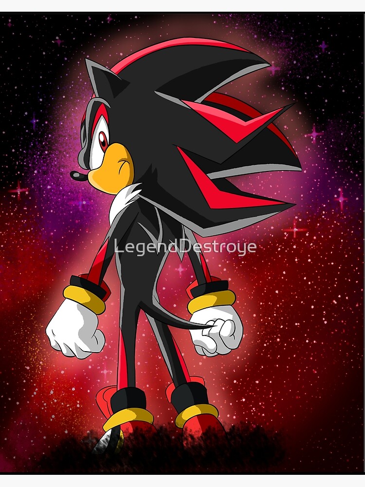 Shadow The Hedgehog Art Board Print for Sale by AndreanaWen