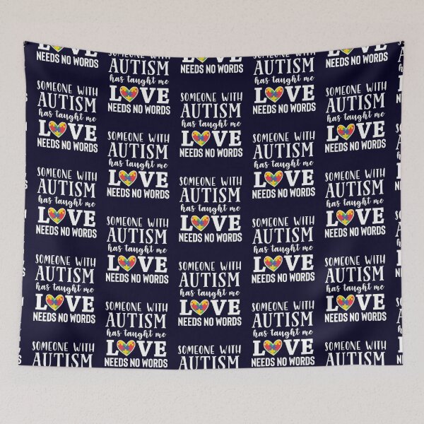 Item preview, Someone With Autism Has Taught me Love Needs No Words designed and sold by madtoyman.