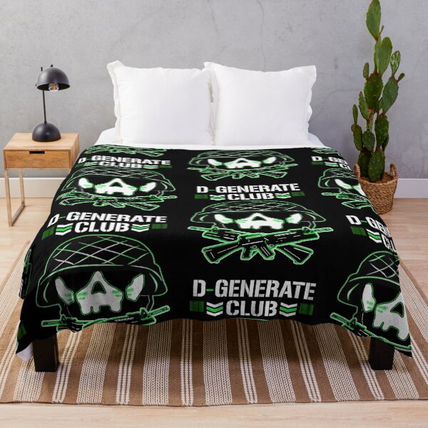 D-Generate Club Throw Blanket