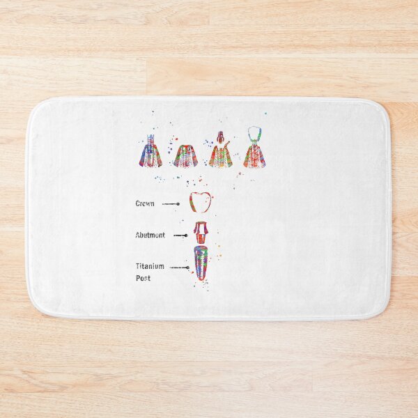Item preview, Dental implant procedure, dental anatomy, dental implant designed and sold by Rosaliartbook.