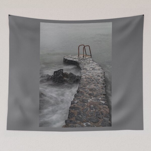Item preview, rusted metal ladder in the Atlantic Ocean designed and sold by Martin Leber.