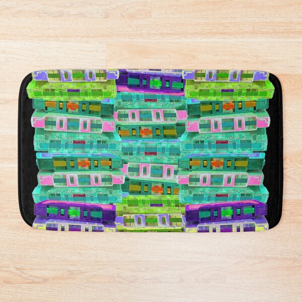 Item preview, Fluoro Cassette Stacks designed and sold by Discordant Dreams Art.