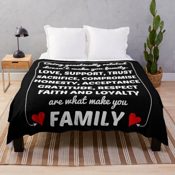 Item preview, Family Is Not Blood - Black designed and sold by 4wordsmovement.