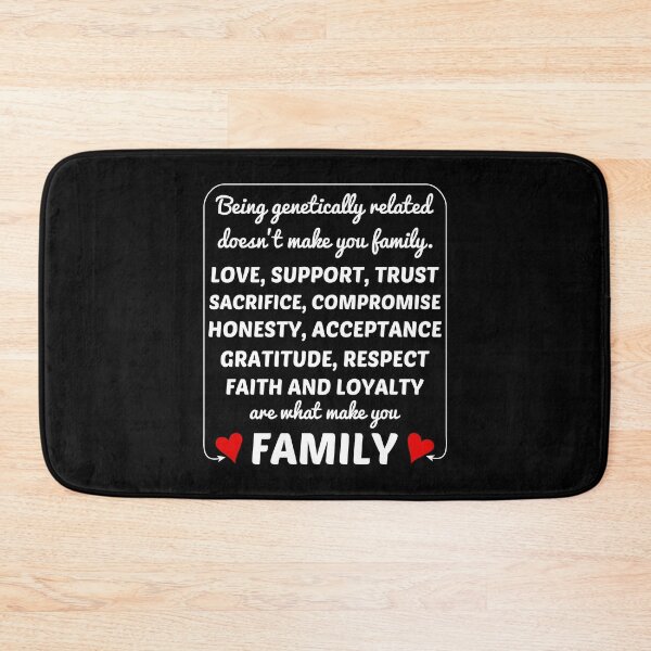 Item preview, Family Is Not Blood - Black designed and sold by 4wordsmovement.
