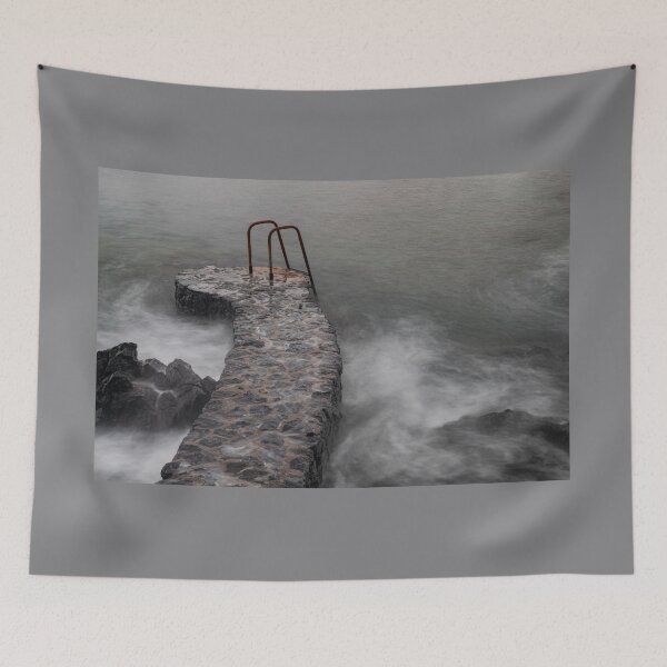 Item preview, rusted metal ladder in the Atlantic Ocean designed and sold by Martin Leber.