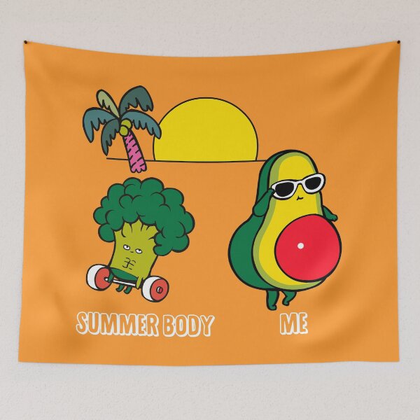 Item preview,  Avocado Summer Body designed and sold by Huebucket.