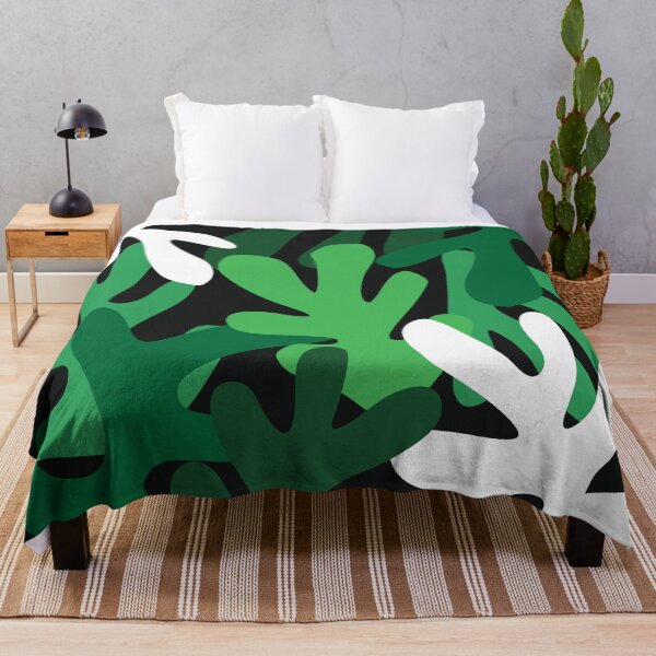 Item preview, Green Leaves Cutouts Pattern designed and sold by kapotka.