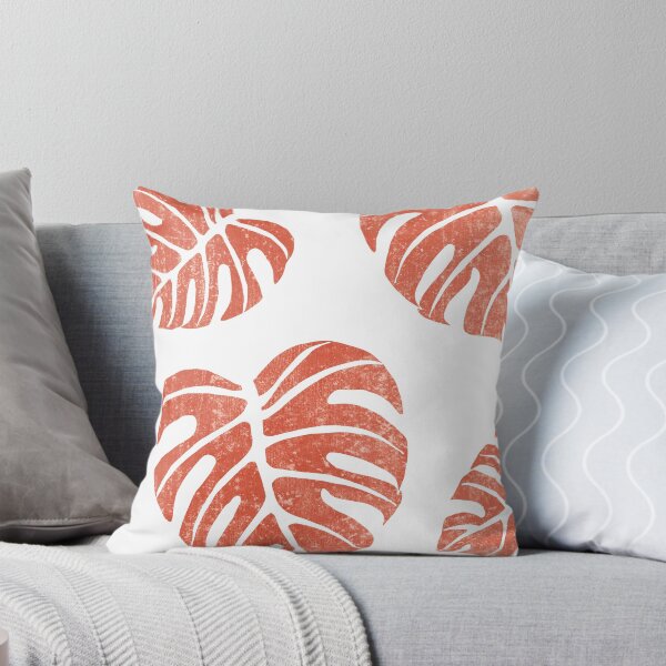 Item preview, Terracotta Leaf - Monstera - Terracotta Abstract Print - Modern, Minimal, Contemporary Abstract designed and sold by Studio Grafiikka.