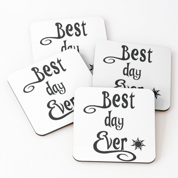 Item preview, Best Day Ever - Black Version designed and sold by Sabrina Knappins.