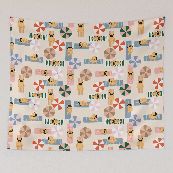 Item preview,  Pug Beach Yoga designed and sold by Huebucket.