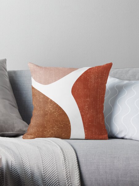 Artikel-Vorschau von Terrakotta-Kunstdruck 2 - Terrakotta abstrakt - modern, minimal, zeitgenössisch abstrakt - braun, beige, designt und verkauft von Studio Grafiikka.