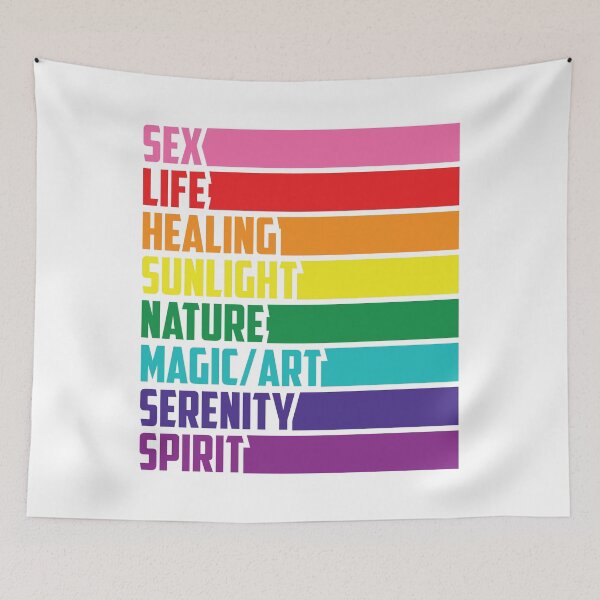 Item preview, Rainbow Flag [definitions] designed and sold by lazarusheart.