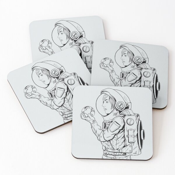 Item preview, Astronaut Holding Earth Outer-space designed and sold by Mommylife.