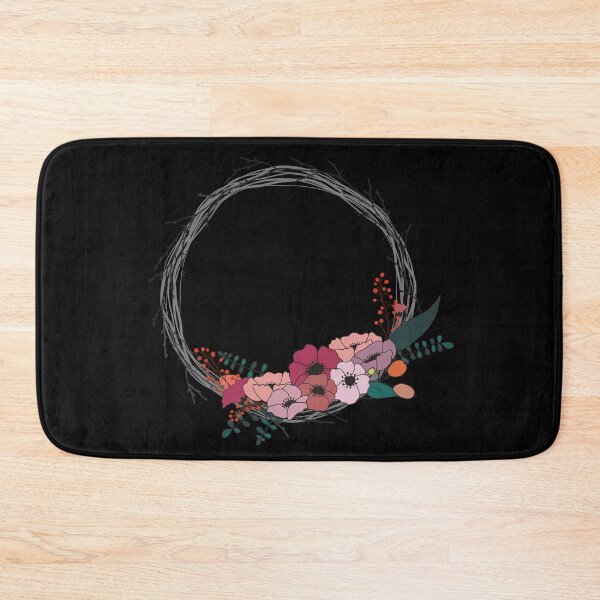 Item preview, Wreath of Pink Flowers designed and sold by beccaaxon.