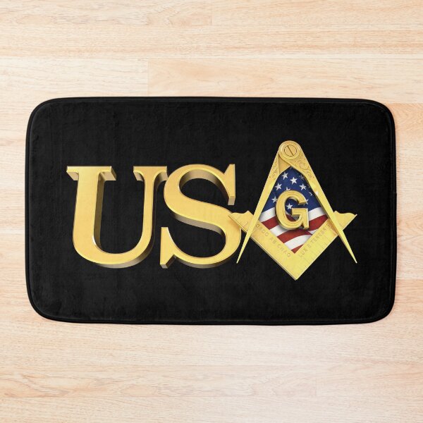 Item preview, Freemason USA American Flag Square & Compass Masonic designed and sold by MasterMasonMade.