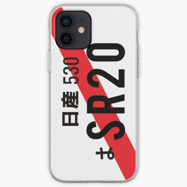 PLAQUE NUMÉRO JDM MOTEUR SR20 Coque souple iPhone