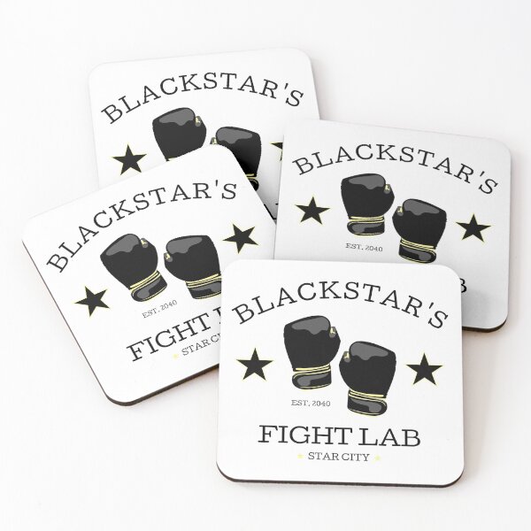 Item preview, Blackstar's Fight Lab - Gloves - Black and Yellow Logo designed and sold by FangirlFuel.