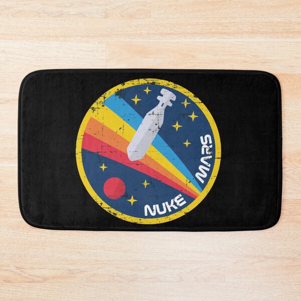 Item preview, Nuke Mars (Vintage Nasa Design) | Pin | Button designed and sold by countercolour.