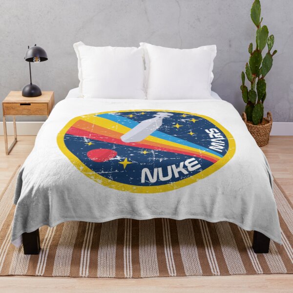 Item preview, Nuke Mars (Vintage Nasa Design) | Pin | Button designed and sold by countercolour.
