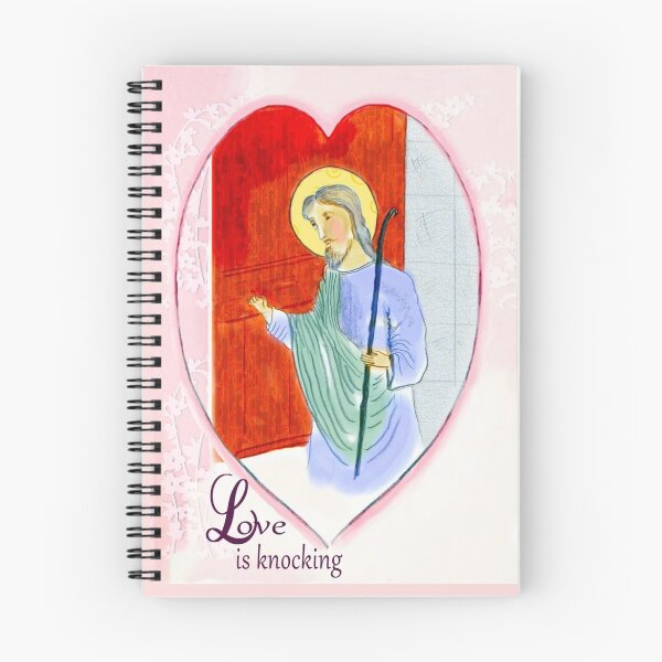 Item preview, I Stand at the Door, and Knock designed and sold by CatholiCARDS.