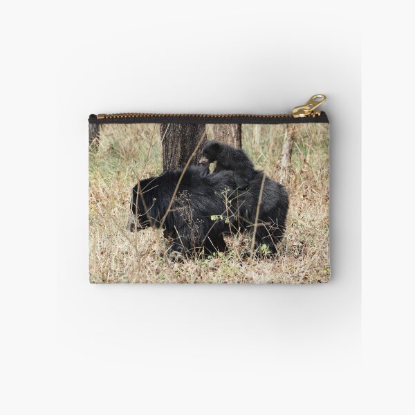 Item preview, Sloth bear cub riding on it's mommas back! designed and sold by walks4000.