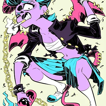 Artwork thumbnail, Demon Girl by Rafchu
