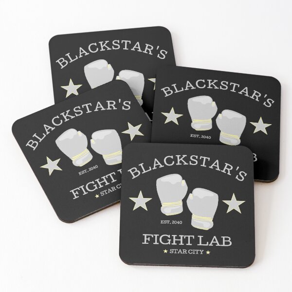 Item preview, Blackstar's Fight Lab - Gloves - Grey and Yellow Logo designed and sold by FangirlFuel.