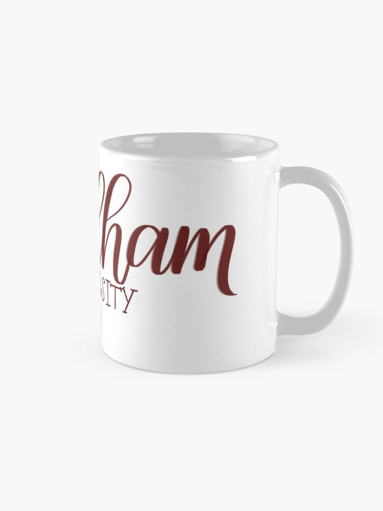"Fordham University Hand Lettered Logo" Mug by emilysilfies Redbubble