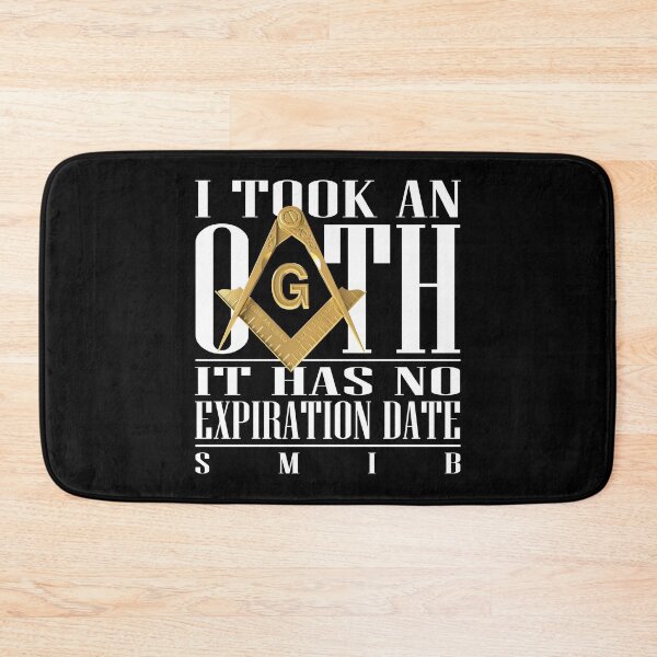 Item preview, Freemason I Took an Oath SMIB Square & Compass Gold Masonic designed and sold by MasterMasonMade.
