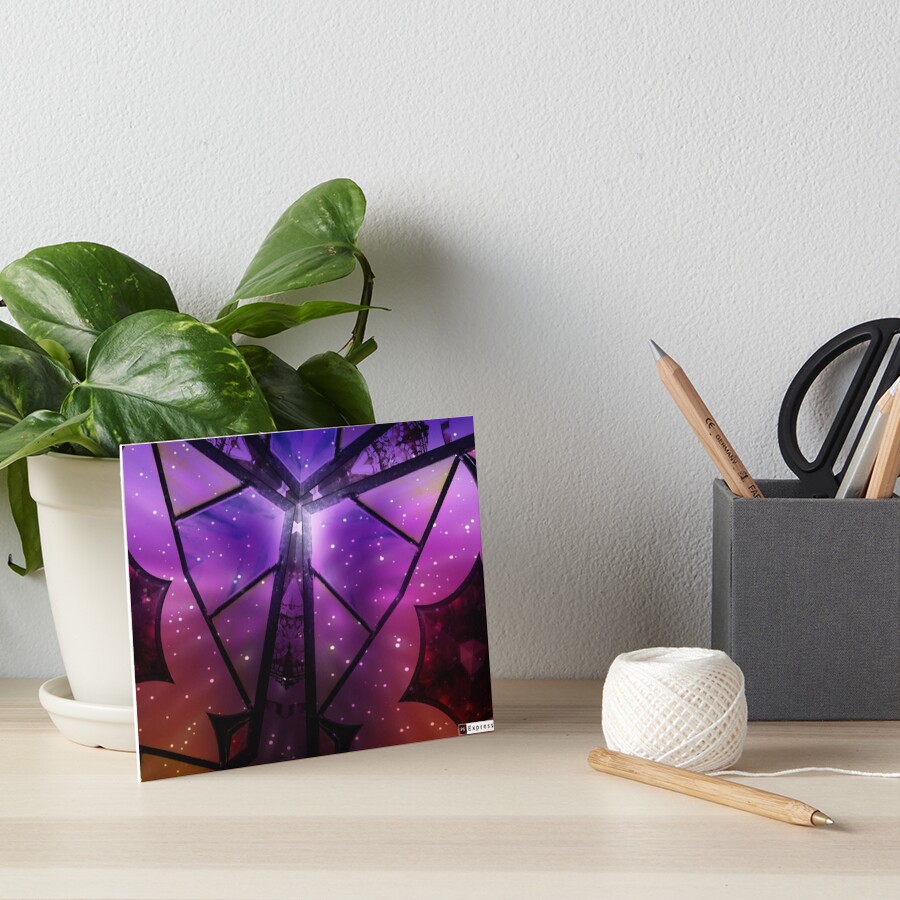 Midnight Butterfly Art Board Print