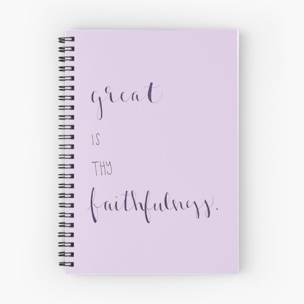 Item preview, Great is Thy Faithfulness Calligraphy designed and sold by ashchamb3rs.