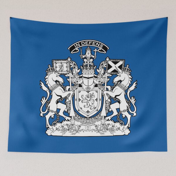 Item preview, ROYAL COAT OF ARMS OF THE KINGDOM OF SCOTLAND - B&W designed and sold by WOOFANG.